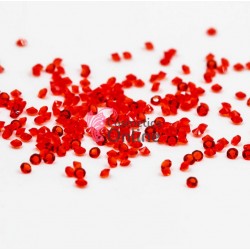 Diamante 100 buc de unghii 3D, DS032 Red 1,2mm 